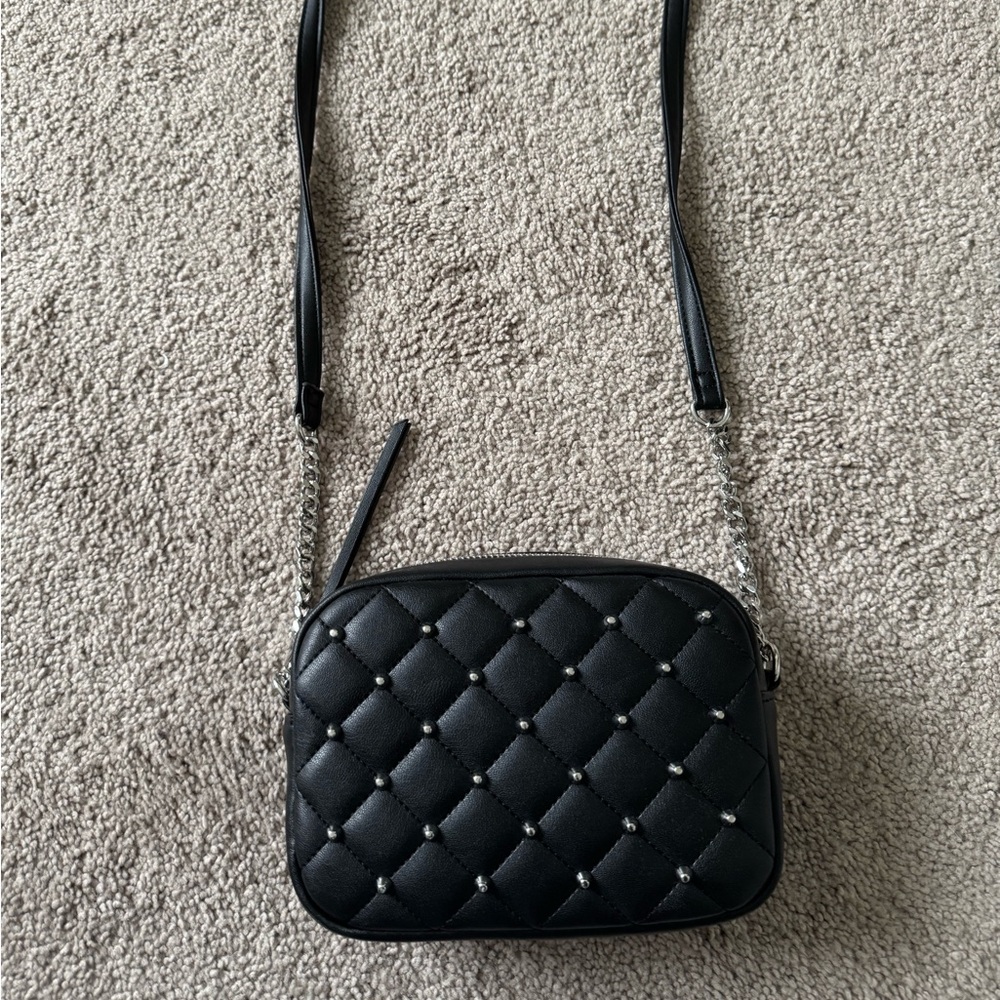 Rebecca Minkoff black studded crossbody